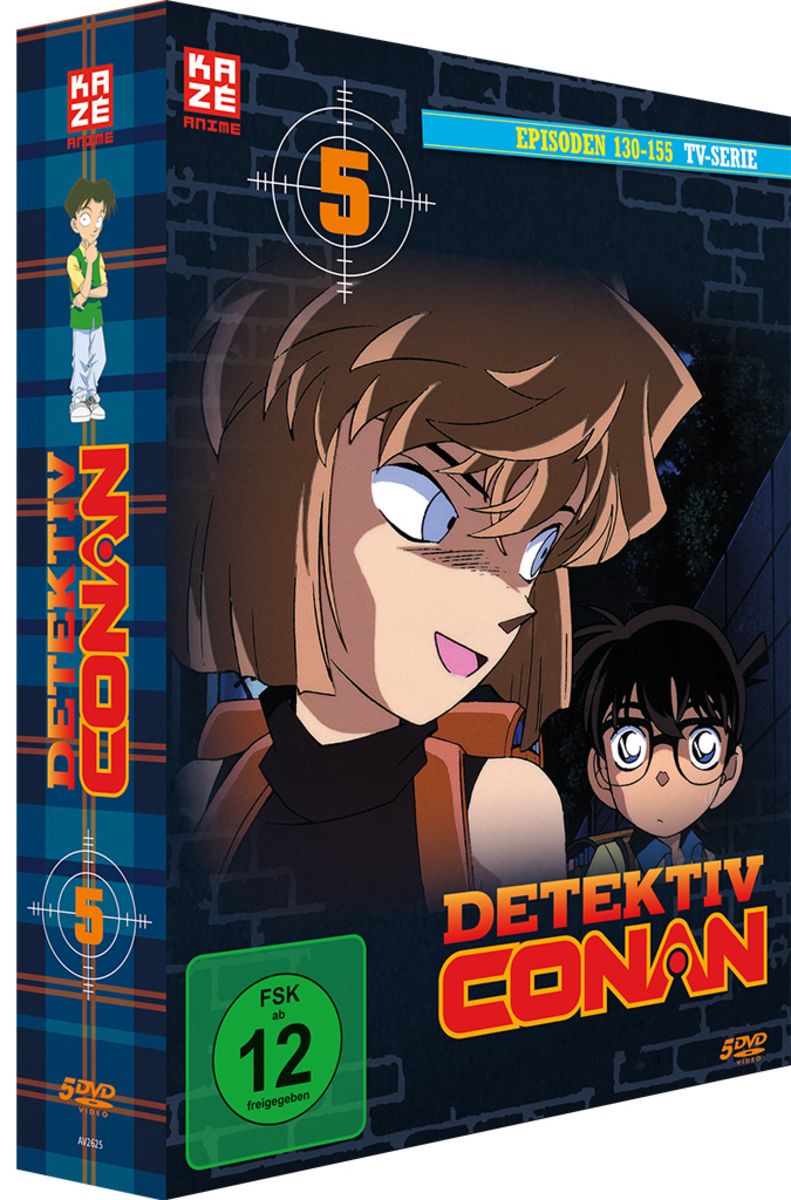 Detektiv Conan - TV-Serie - DVD Box 5 (Episoden 130-155) [5 DVDs