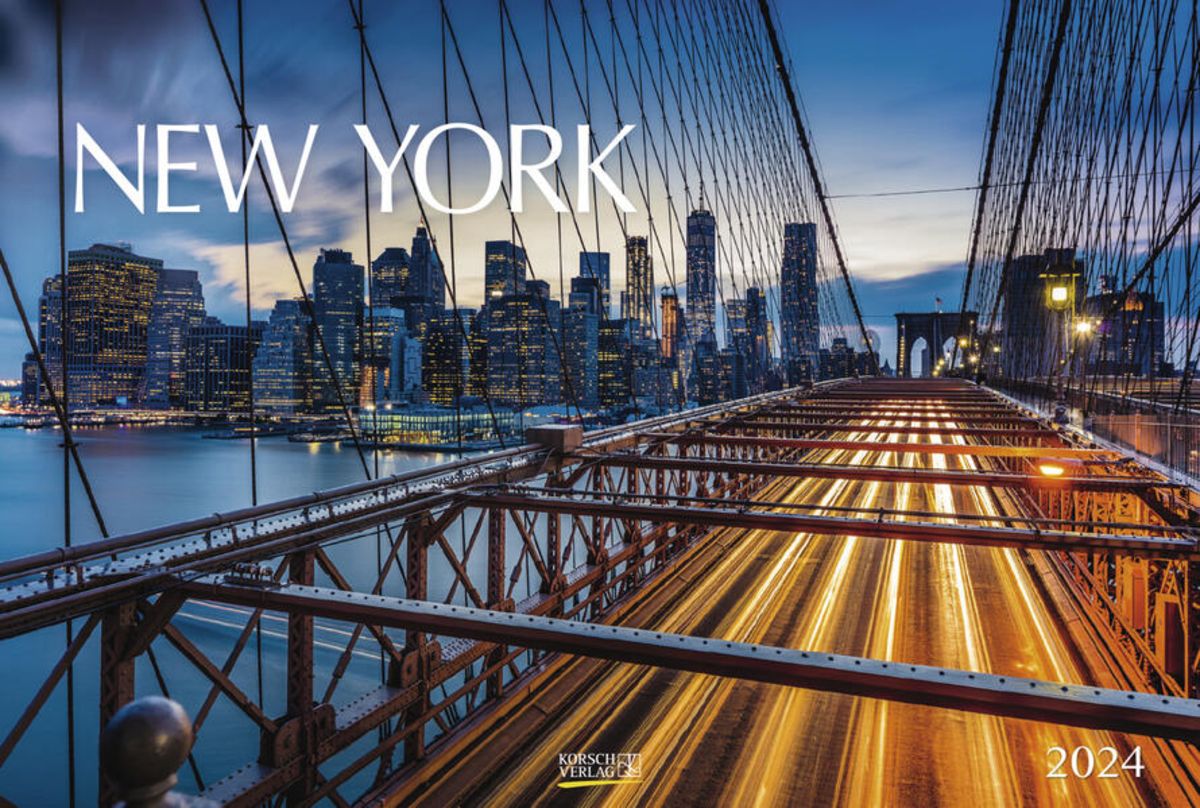 'New York 2024' 'Panoramakalender