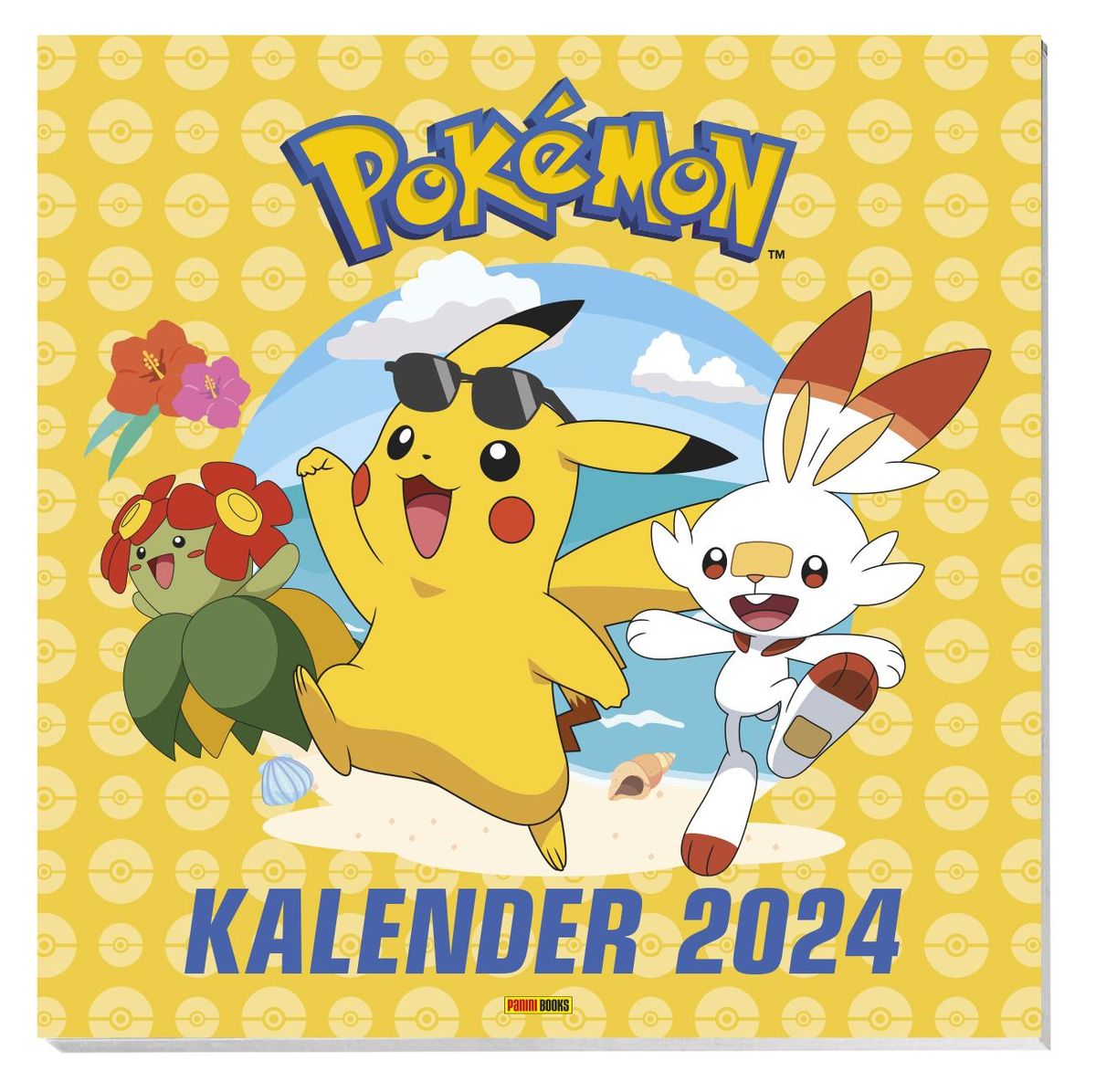 'Pokémon Kalender 2024' 'Wandkalender'
