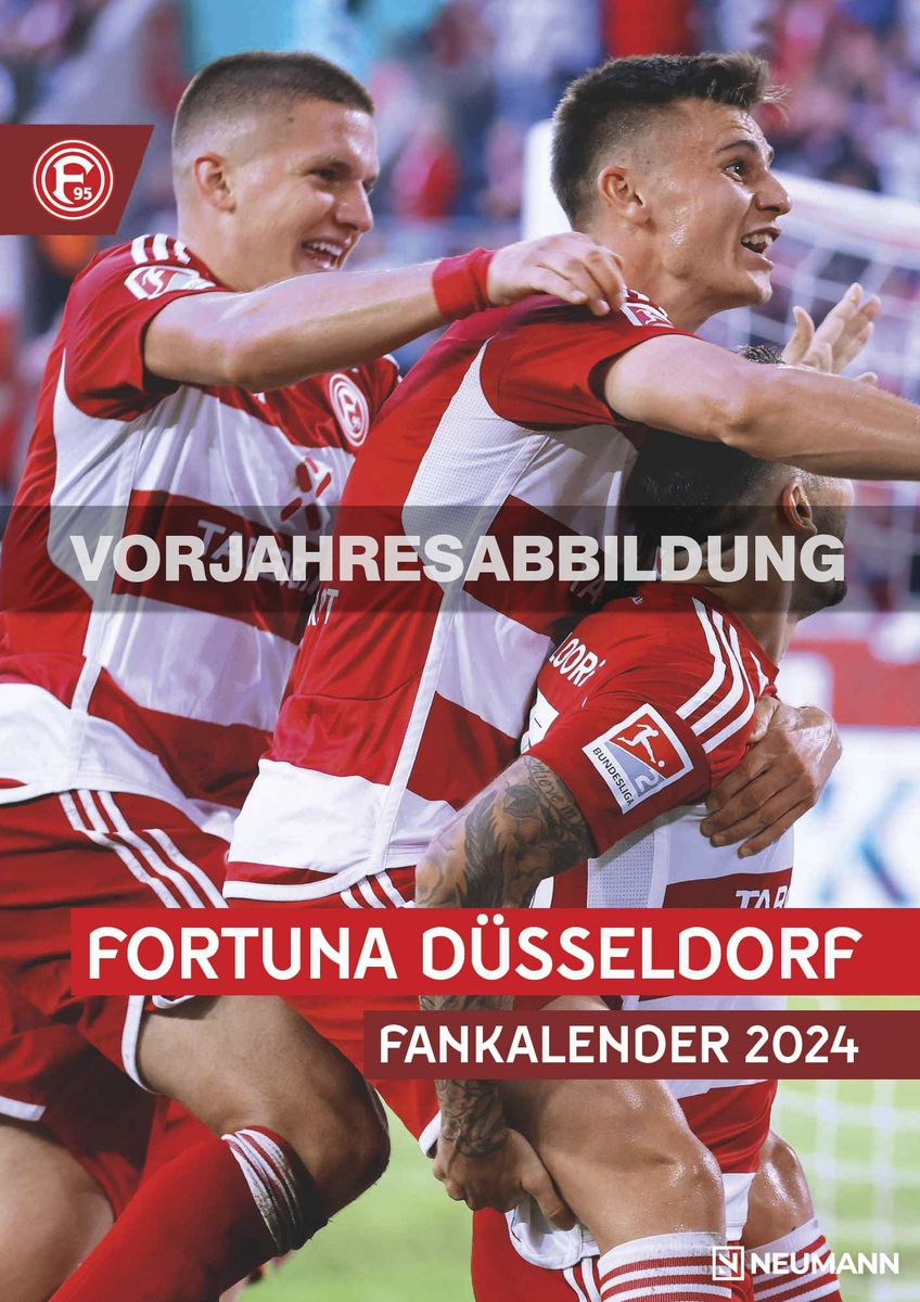 'Fortuna Düsseldorf 2025 A3-Kalender - Fan-Kalender Fußball-Kalender - 29,7x42 - Sport 