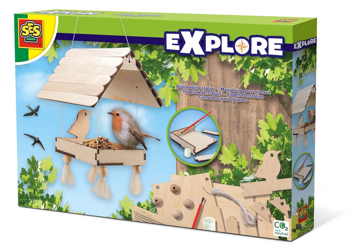 Woodlink 3-in-1 Vogelfutterstation – Aus Zedernholz, Mit Plattform, Bis 1,4 Kg Fassungsvermögen