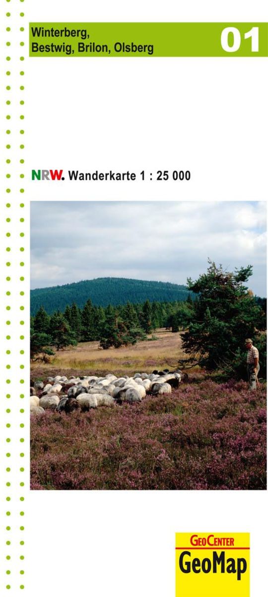 'Nordrhein-Westfalen Wanderkarte 01 Winterberg 1 : 25 000' Von ...