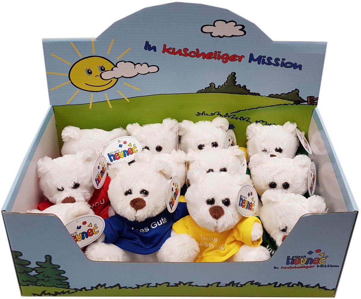 Heunec Teddybär Aus Curly-Material – Ca. 24 Cm Groß, Weich Gefüllt, In Braun Oder Beige