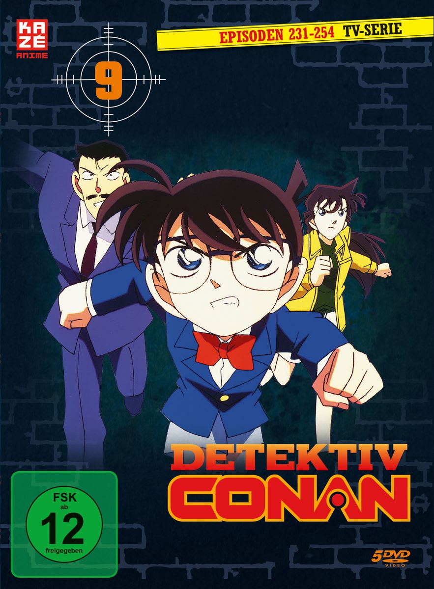 Detektiv Conan - TV-Serie - DVD Box 9 (Episoden 231-254) (5 DVDs