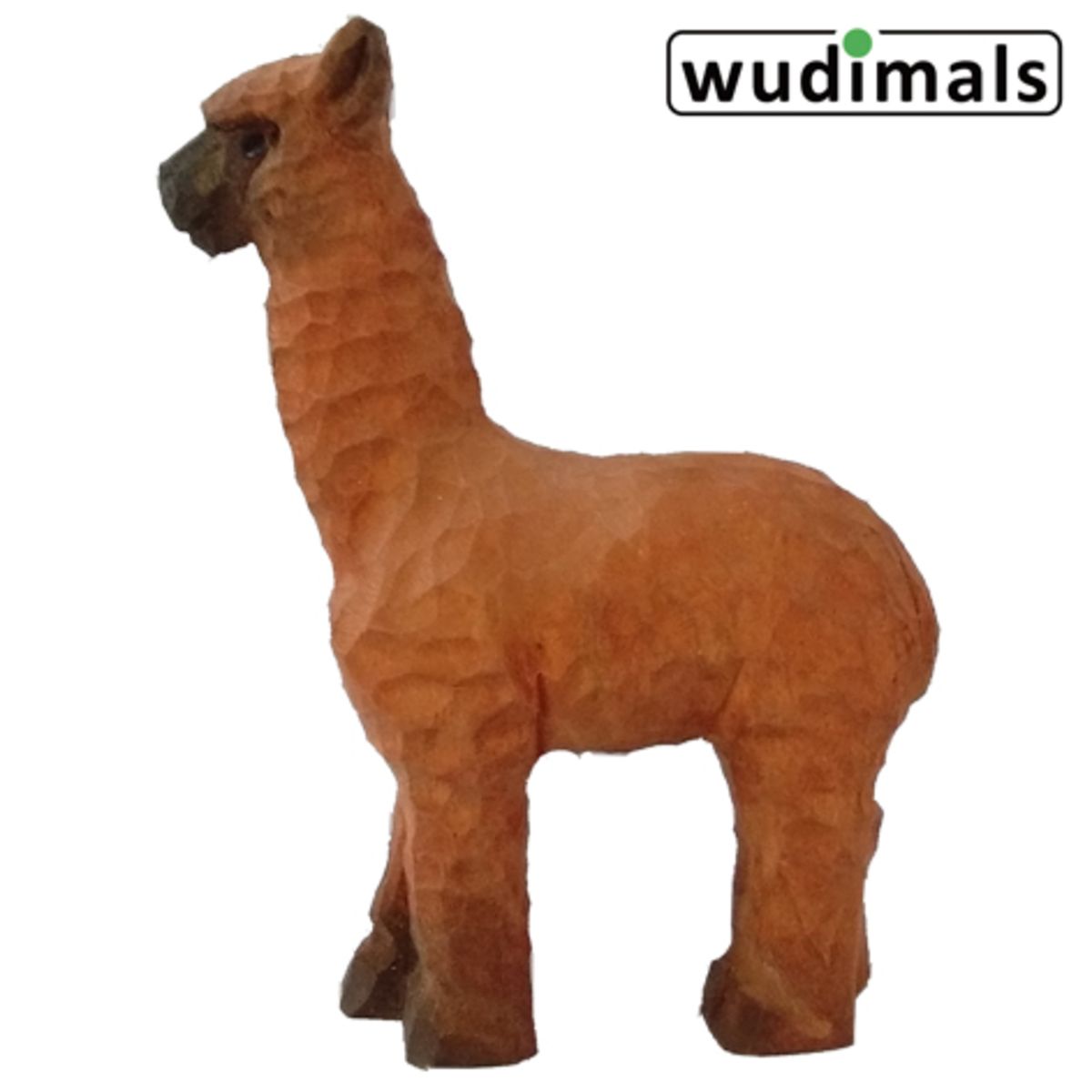 Wudimals A040478 Alpaka Alpaca handgeschnitzt aus Holz