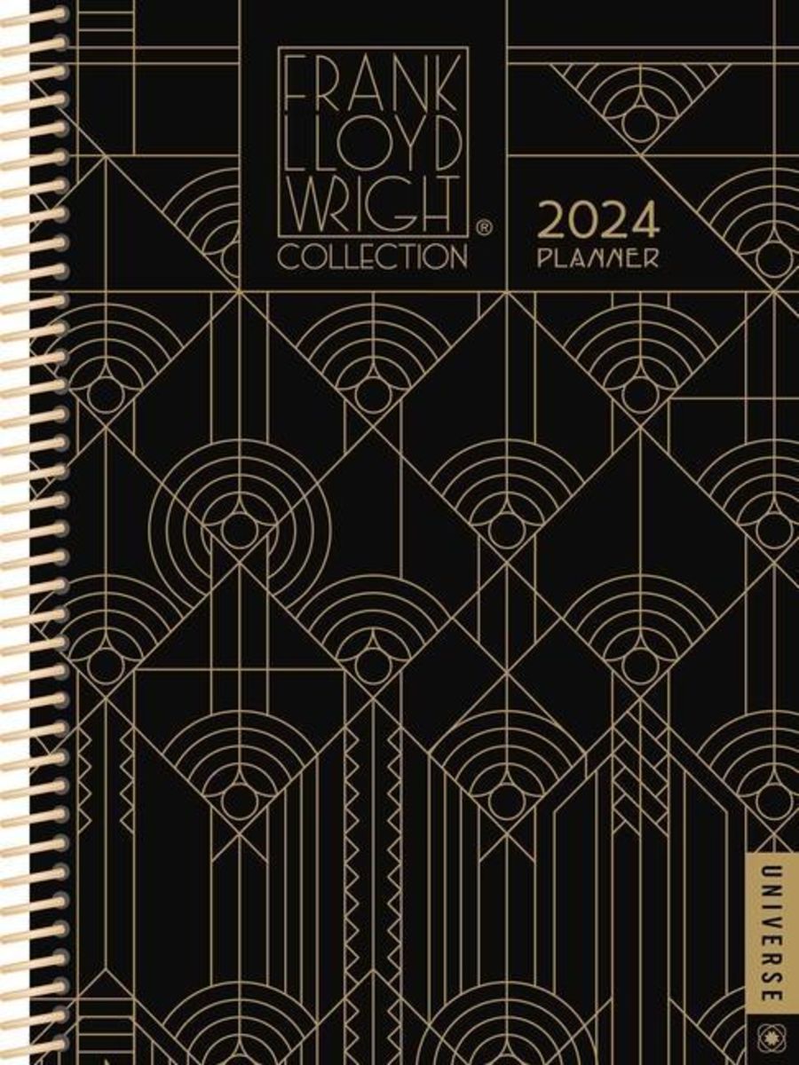 Frank Lloyd Wright 12Month 2024 Planner Calendar