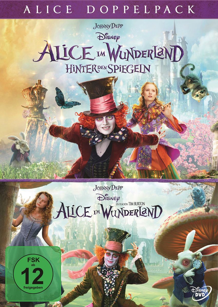 Suave Que Opresor Alice im Wunderland 1+2 [2 DVDs] von Tim Burton - DVD | Thalia