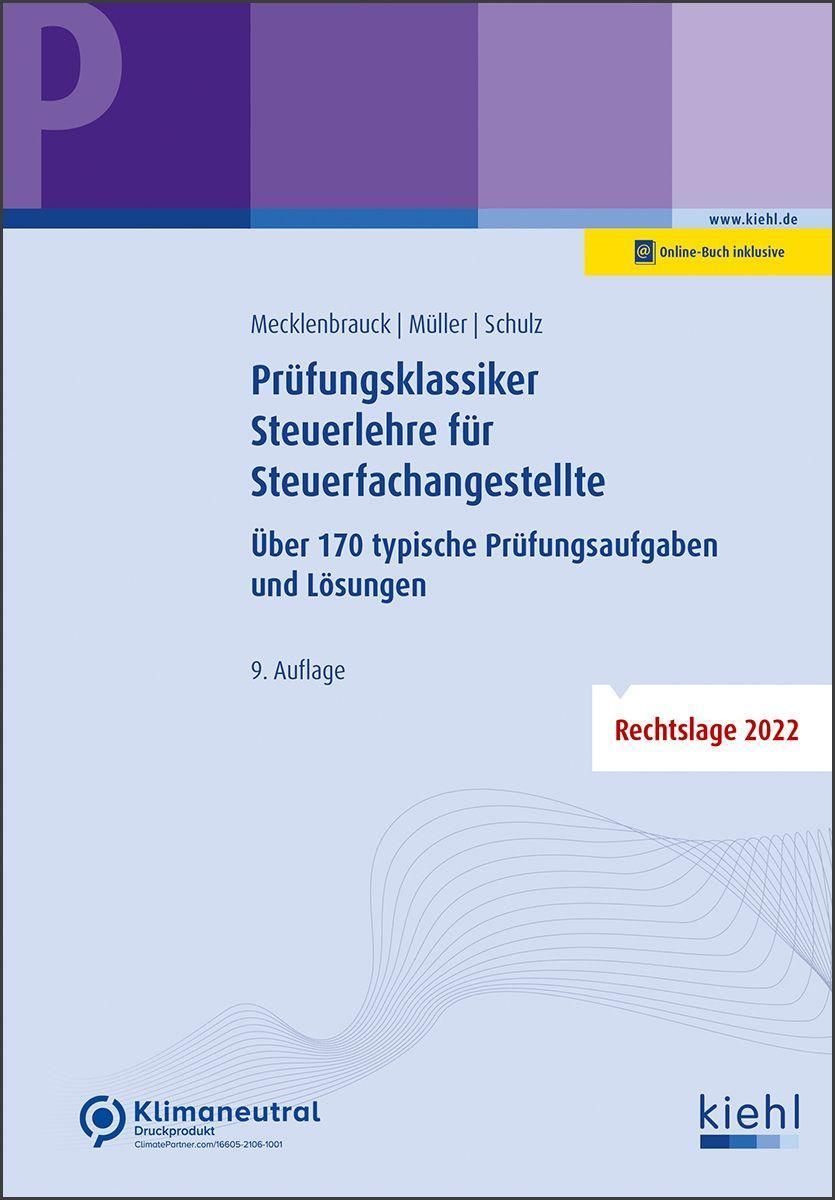 Prüfungsklassiker Steuerlehre Für Steuerfachangestellte - Berufs ...