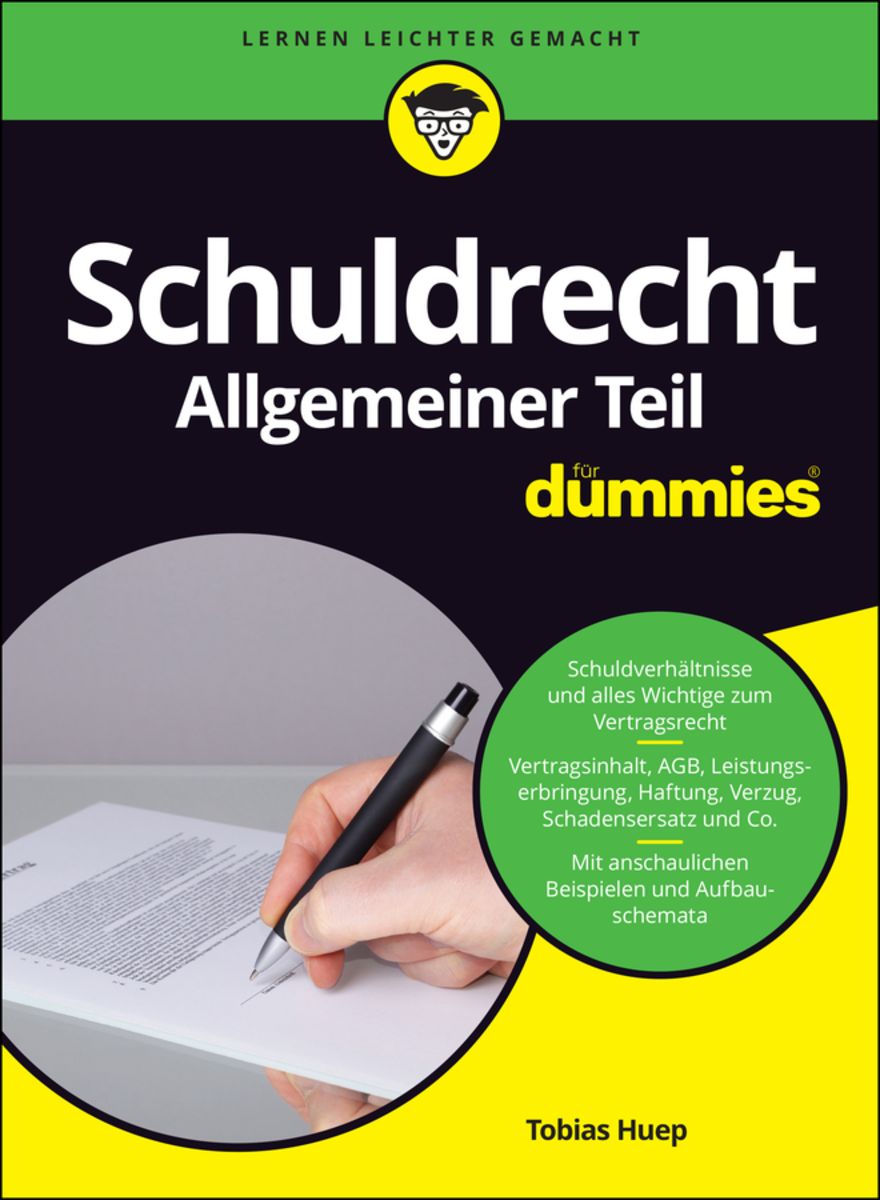 'Schuldrecht Allgemeiner Teil Für Dummies' Von 'Tobias Huep' - Buch ...