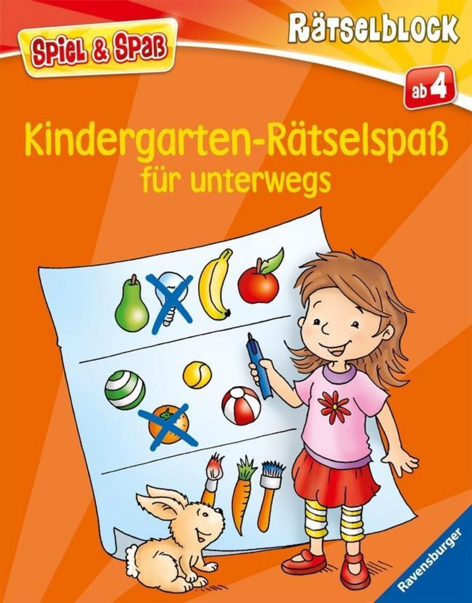 Kindergarten-Rätselspaß für unterwegs von Stefan Lohr - Buch | Thalia