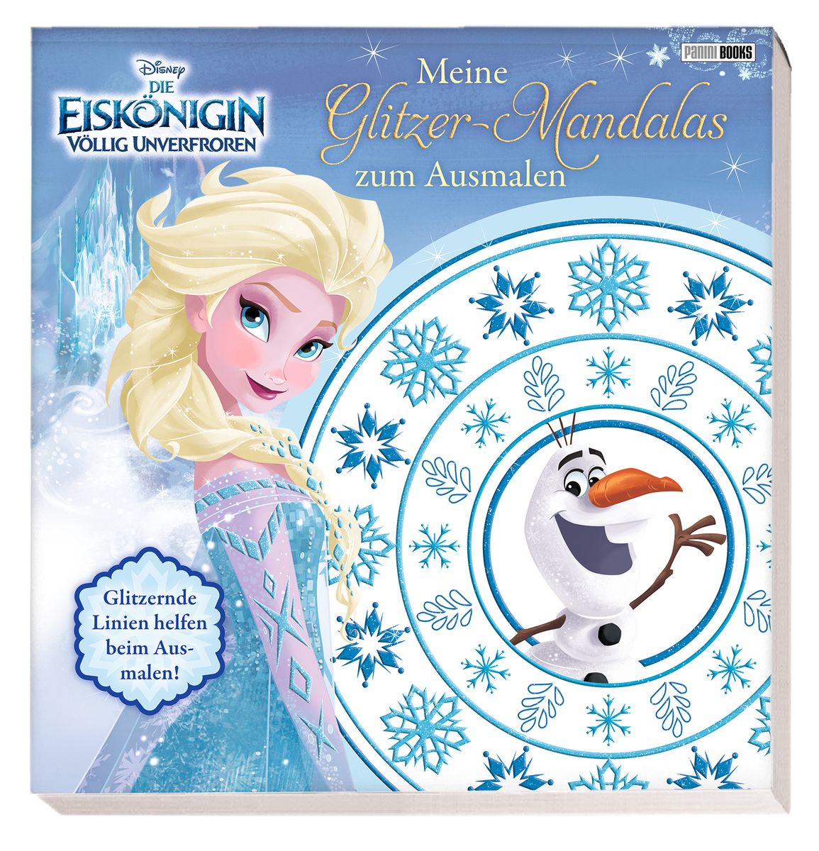 'Disney Die Eiskönigin Meine Glitzer Mandalas zum Ausmalen' von 'Panini'    Buch   '24 24 824242 24 24'