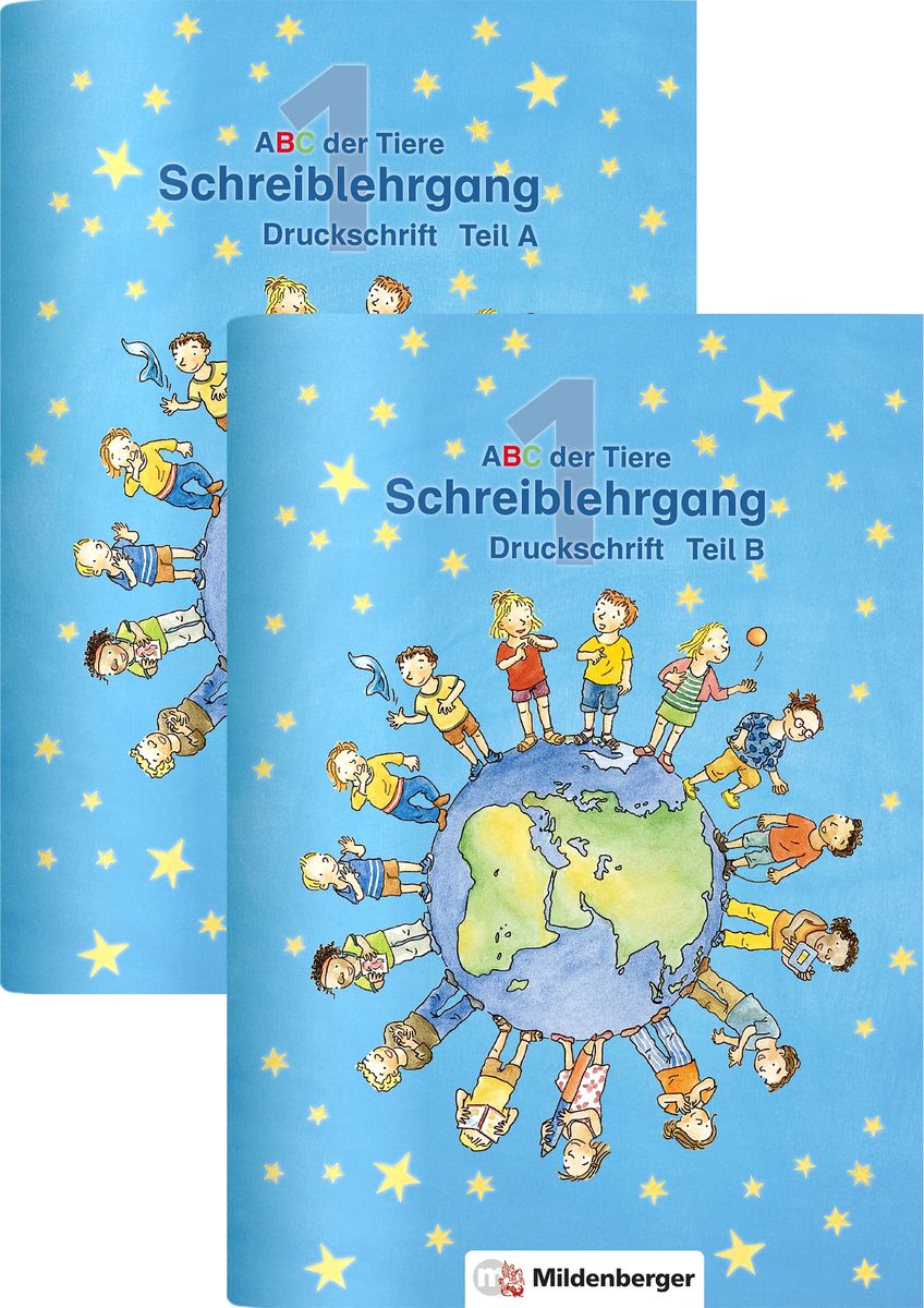 ABC der Tiere 1 · Schreiblehrgang Druckschrift Teil A und B - zu Lesen