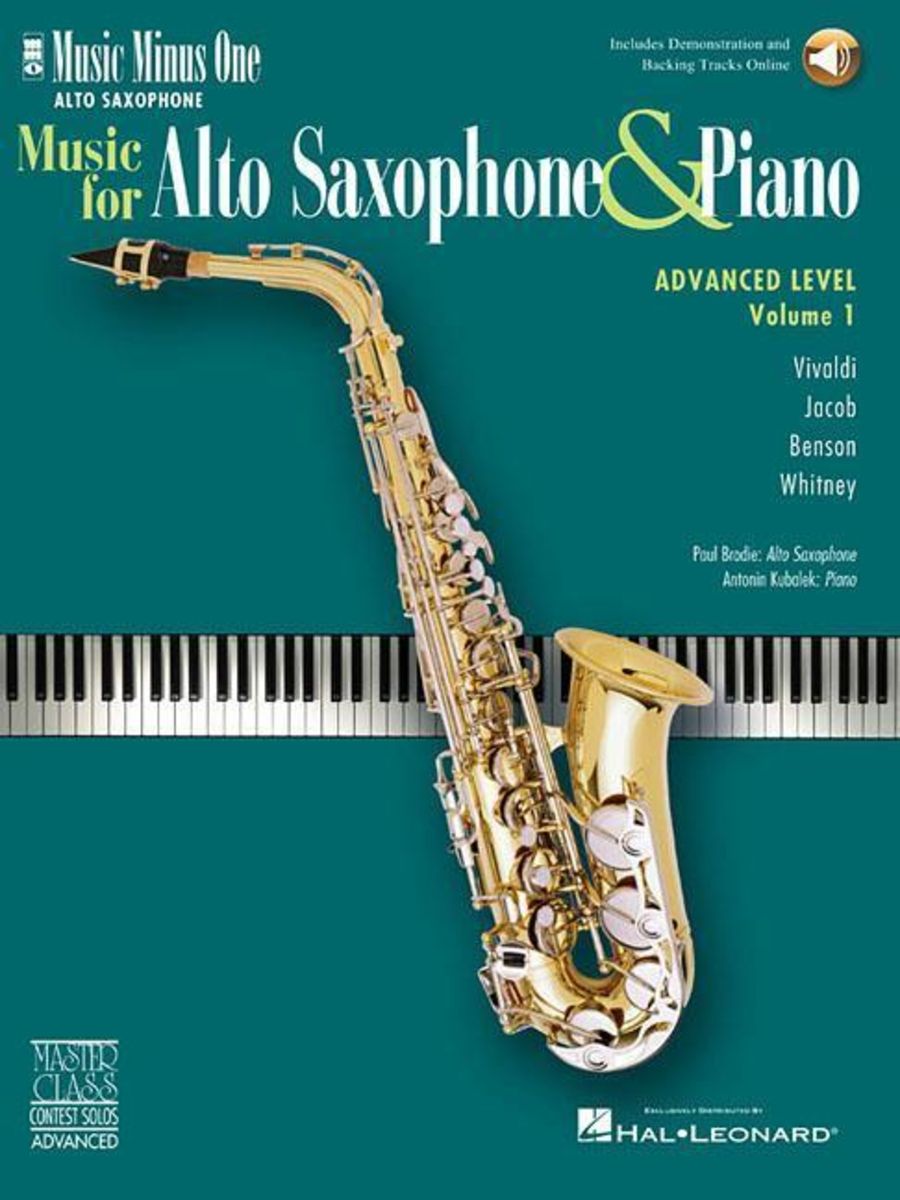 'Advanced Alto Sax Solos Volume 1 Music Minus One Alto Saxophone