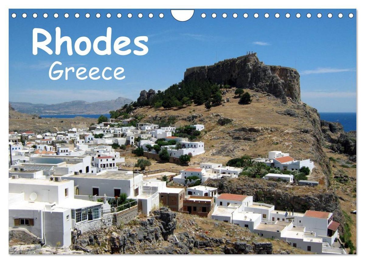 Rhodes Greece (Wall Calendar 2025 DIN A4 landscape), CALVENDO 12