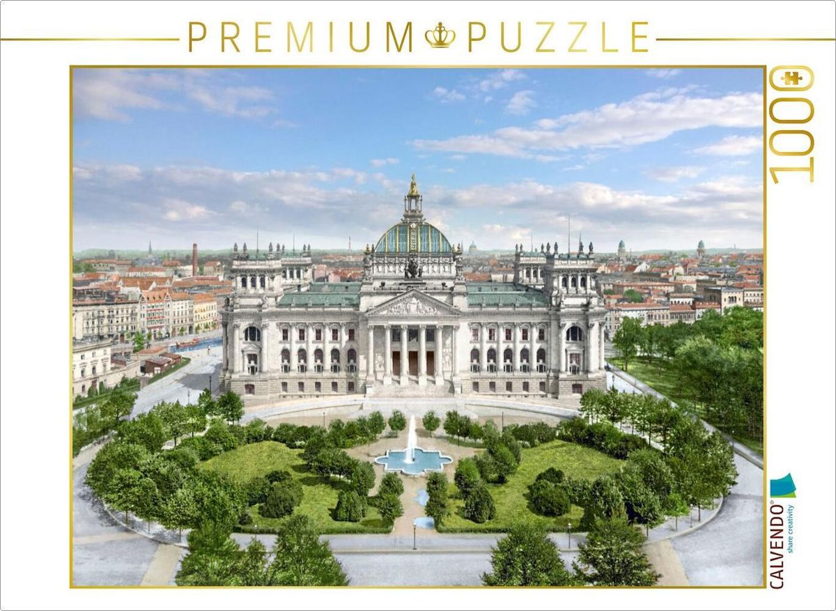 CALVENDO Puzzle „Das Rathaus In Amberg“ – 1000 Teile, 64x48 Cm, Premium-Qualität Aus Europa