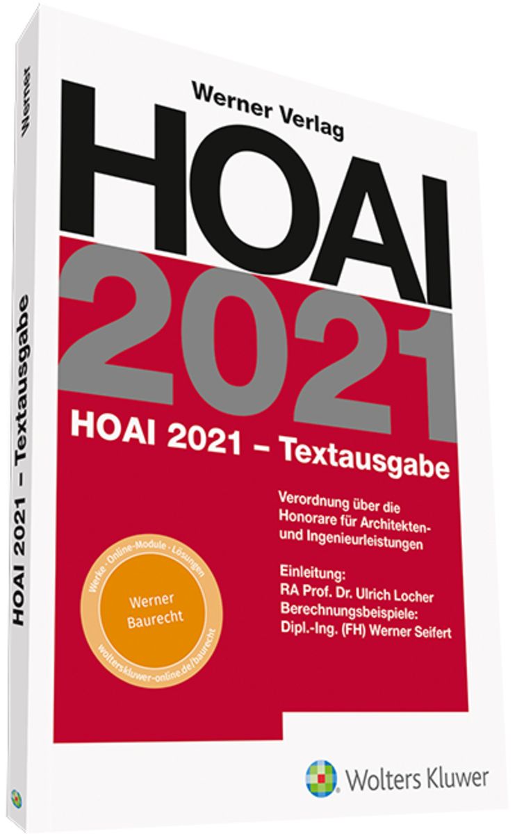 HOAI 2021 - Textausgabe - Buch | Thalia