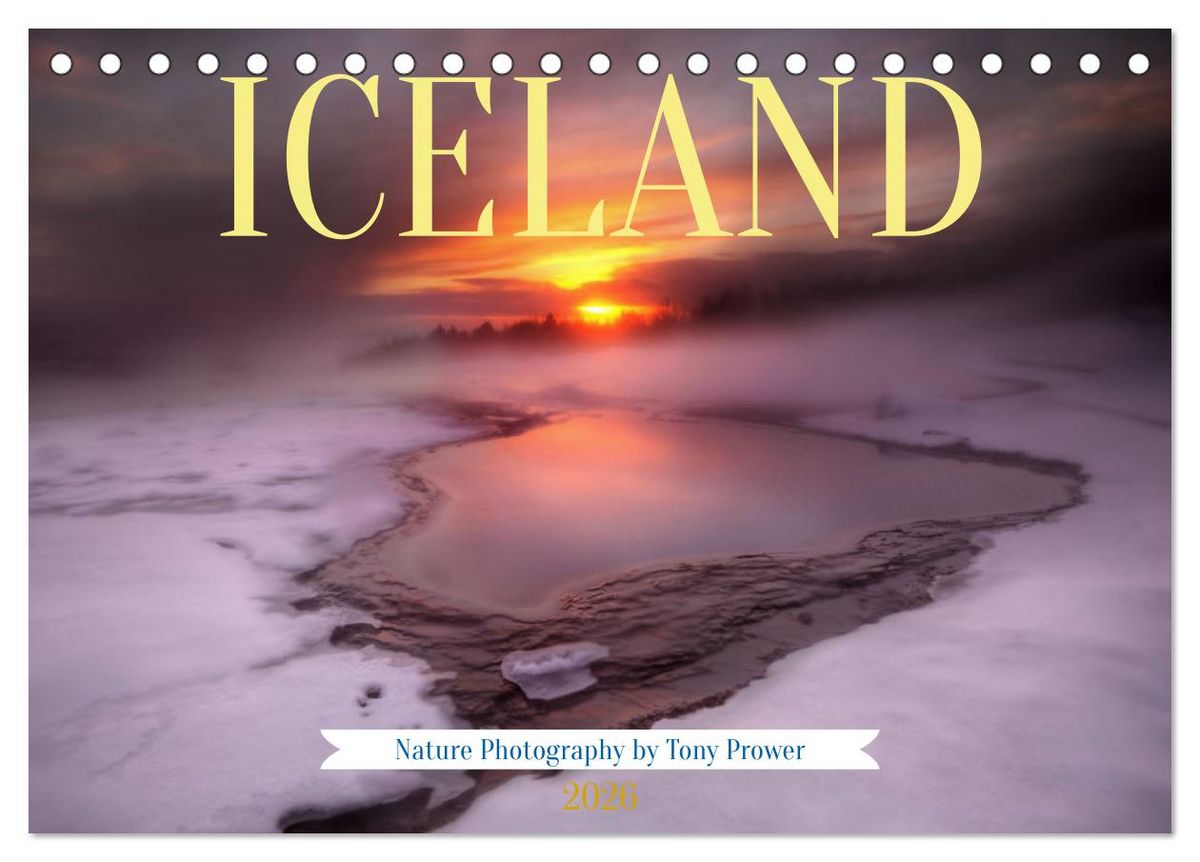 Calendario De Pared Islandia 2026 - Formato DIN A3, Fotos Espectaculares De Naturaleza (premium, Impreso En Alemania)