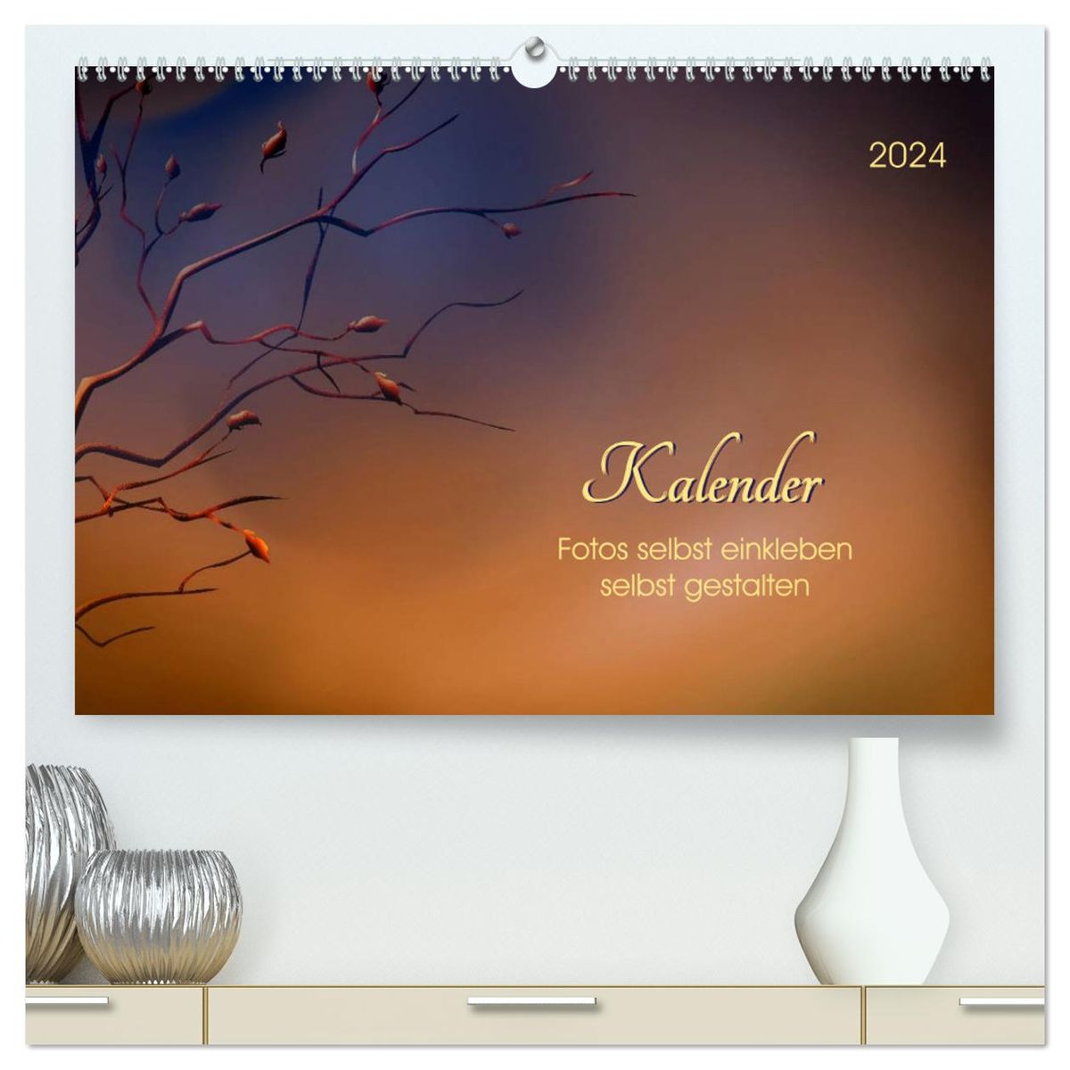 'Kalender, Fotos selbst einkleben, selbst gestalten (hochwertiger 