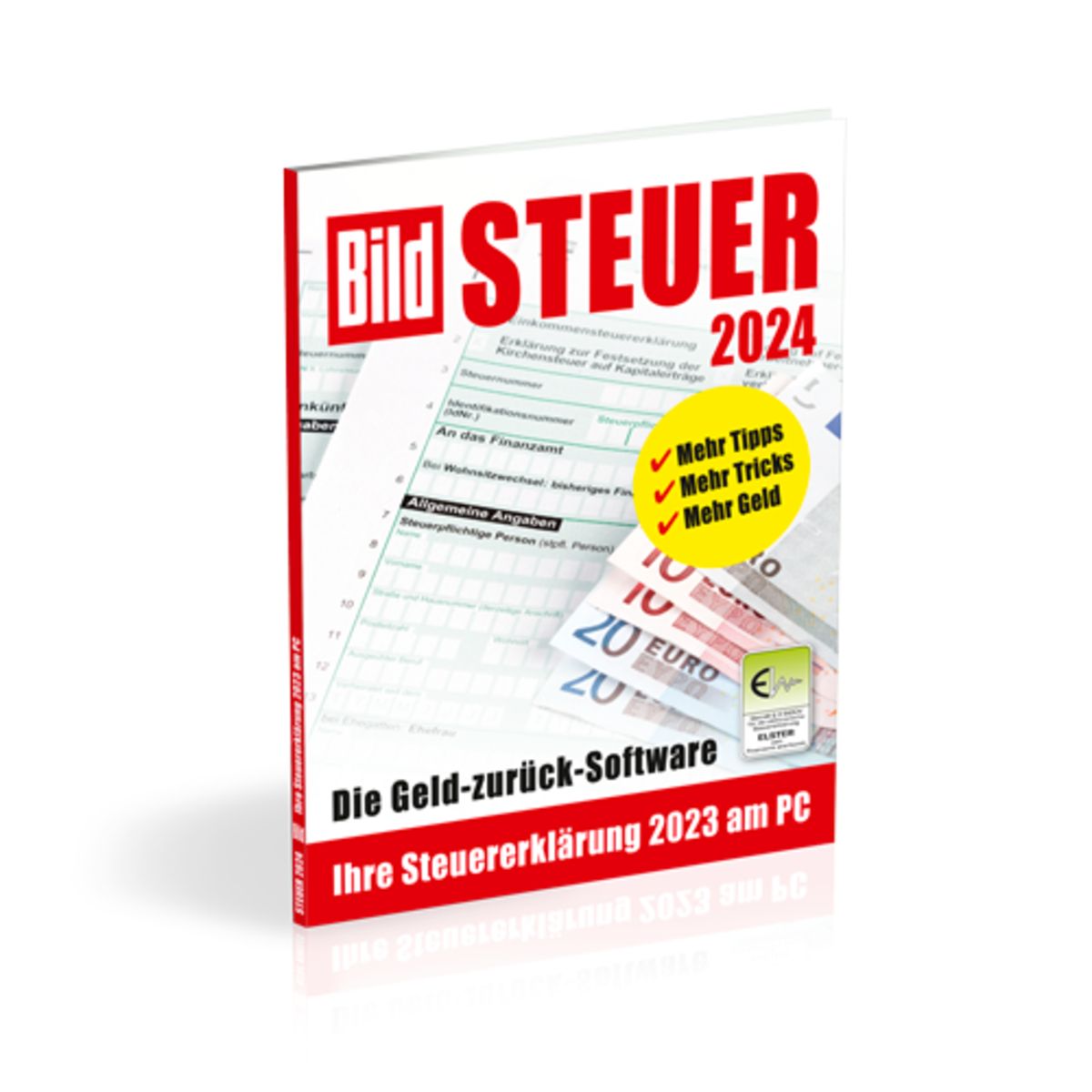 'Bild Steuer 2024 (für Steuerjahr 2023) Die GeldzurückSoftware