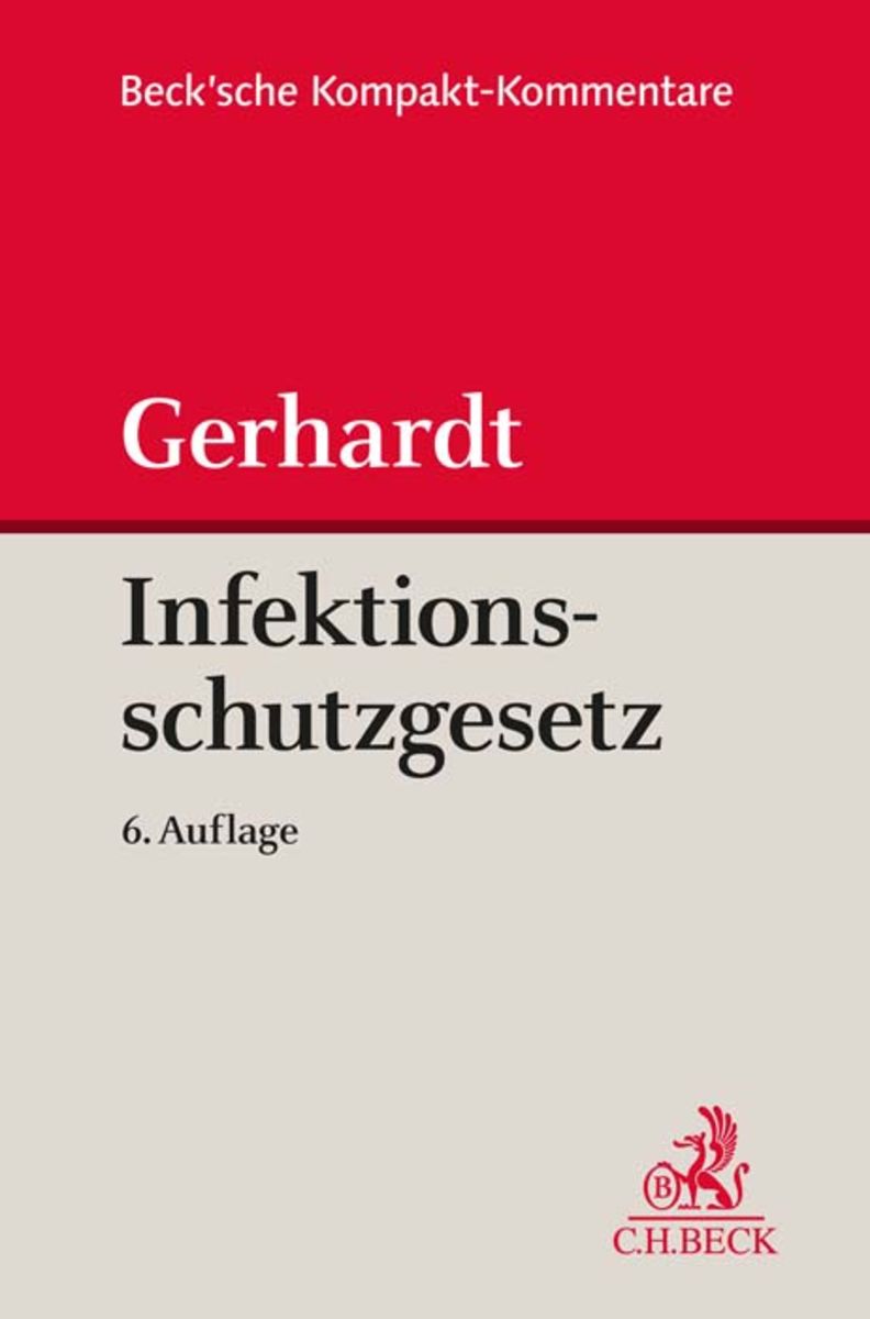 'Infektionsschutzgesetz (IfSG)' Von 'Jens Gerhardt' - Buch - '978-3-406 ...