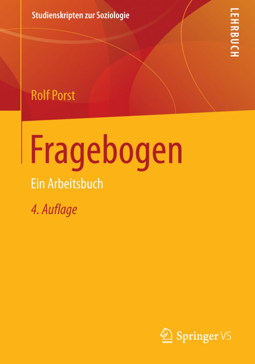 'Fragebogen' Von 'Rolf Porst' - Buch - '978-3-658-02117-7'