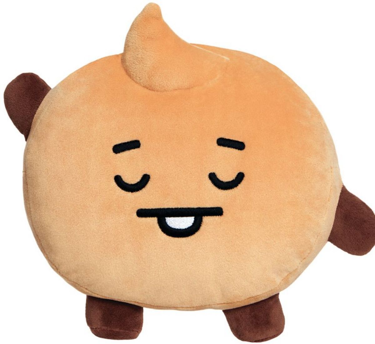 Aurora World - Peluche BT21 SHOOKY Palm Pal De 13 Cm, Ecológico Y Suave, Colección Oficial LINE FRIENDS