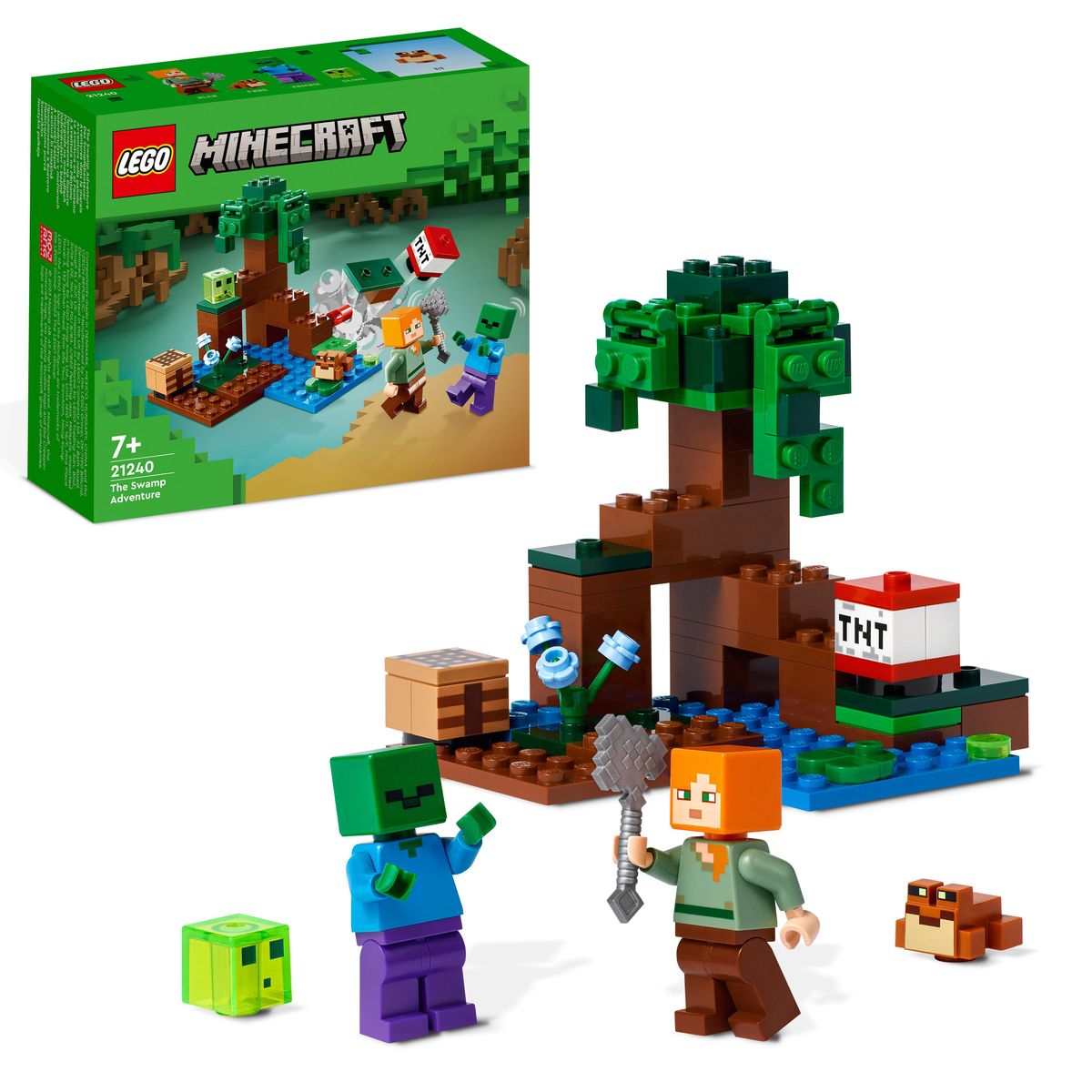 Spielwaren - 21240 mit Das kaufen Figuren\' Sumpfabenteuer, Spielzeug Minecraft LEGO