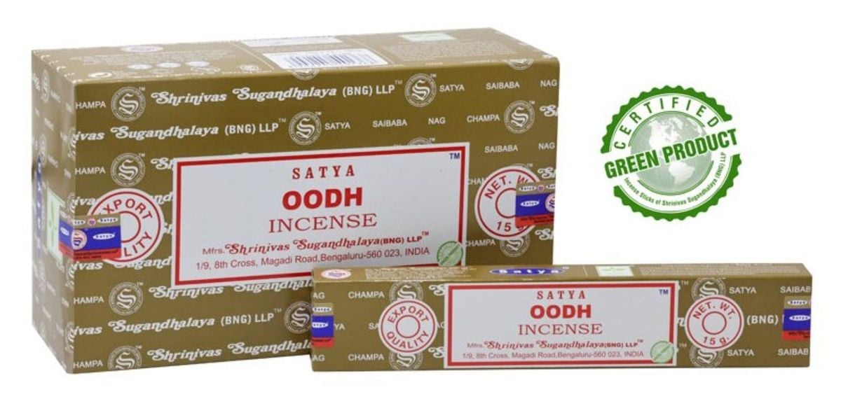 Satya Sai Baba Oodh Räucherstäbchen – 15 Gramm Für Ruhe Und Konzentration
