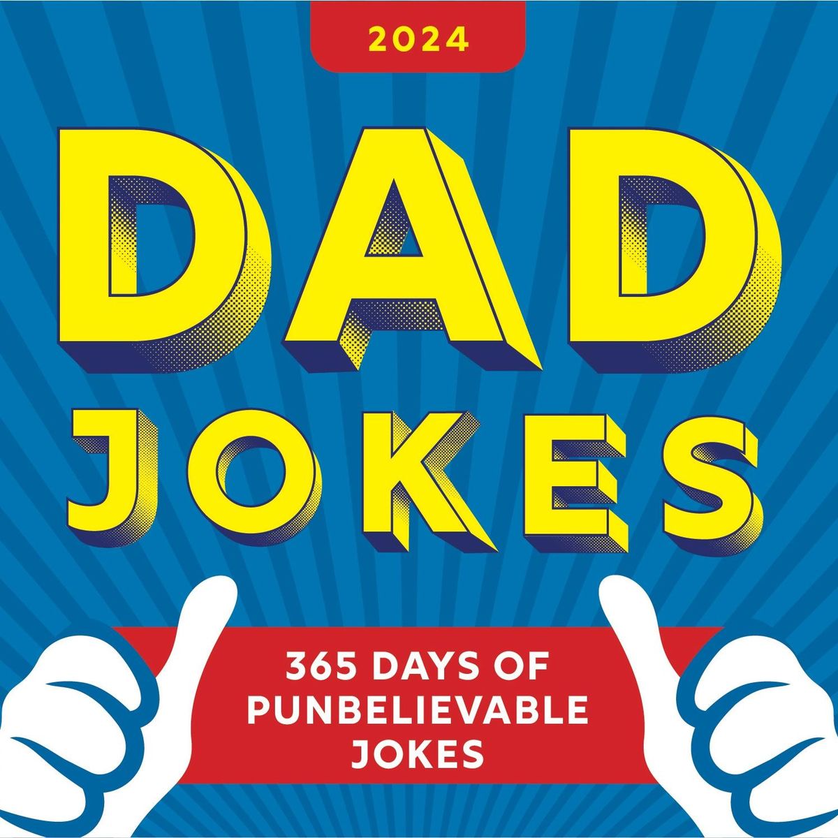 '2024 Dad Jokes Boxed Calendar 365 Days of Punbelievable Jokes