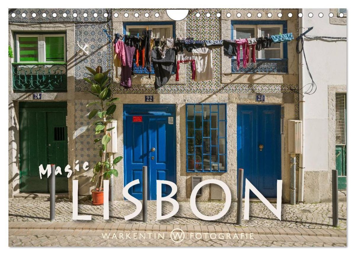 'Magic Lisbon (Wall Calendar 2025 DIN A4 landscape), CALVENDO 12 Month