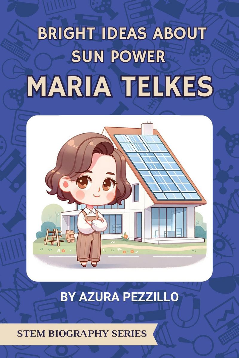 Cover: Azura Pezzillo – Bright Ideas About Sun Power – Maria Telkes (STEM Biography Series, #2)