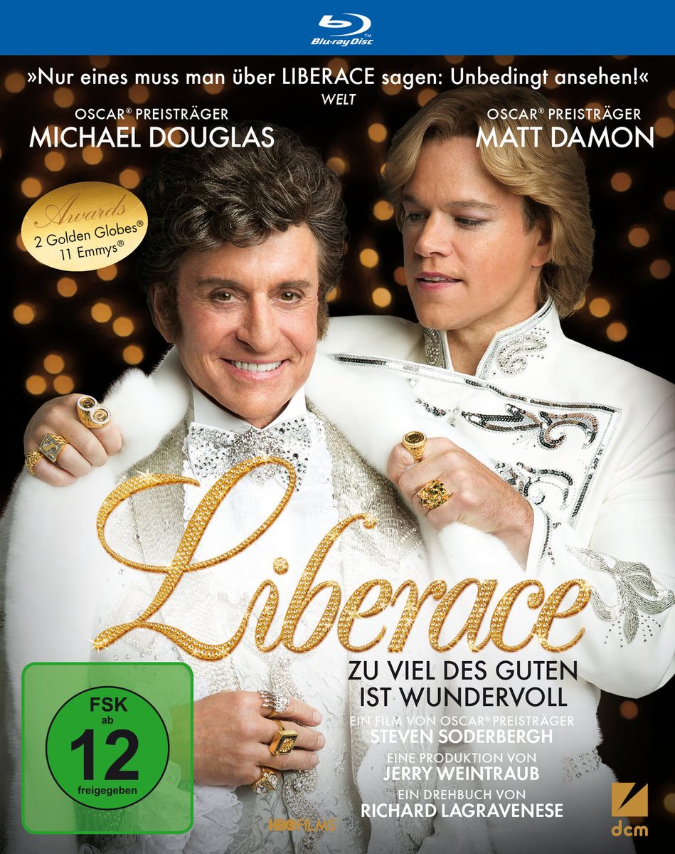'Liberace Zu viel des Guten ist wundervoll' von 'Steven Sonderbergh' 'Bluray' 'Liberace Zu viel des Guten ist wundervoll' von 'Steven Sonderbergh' 'Bluray'