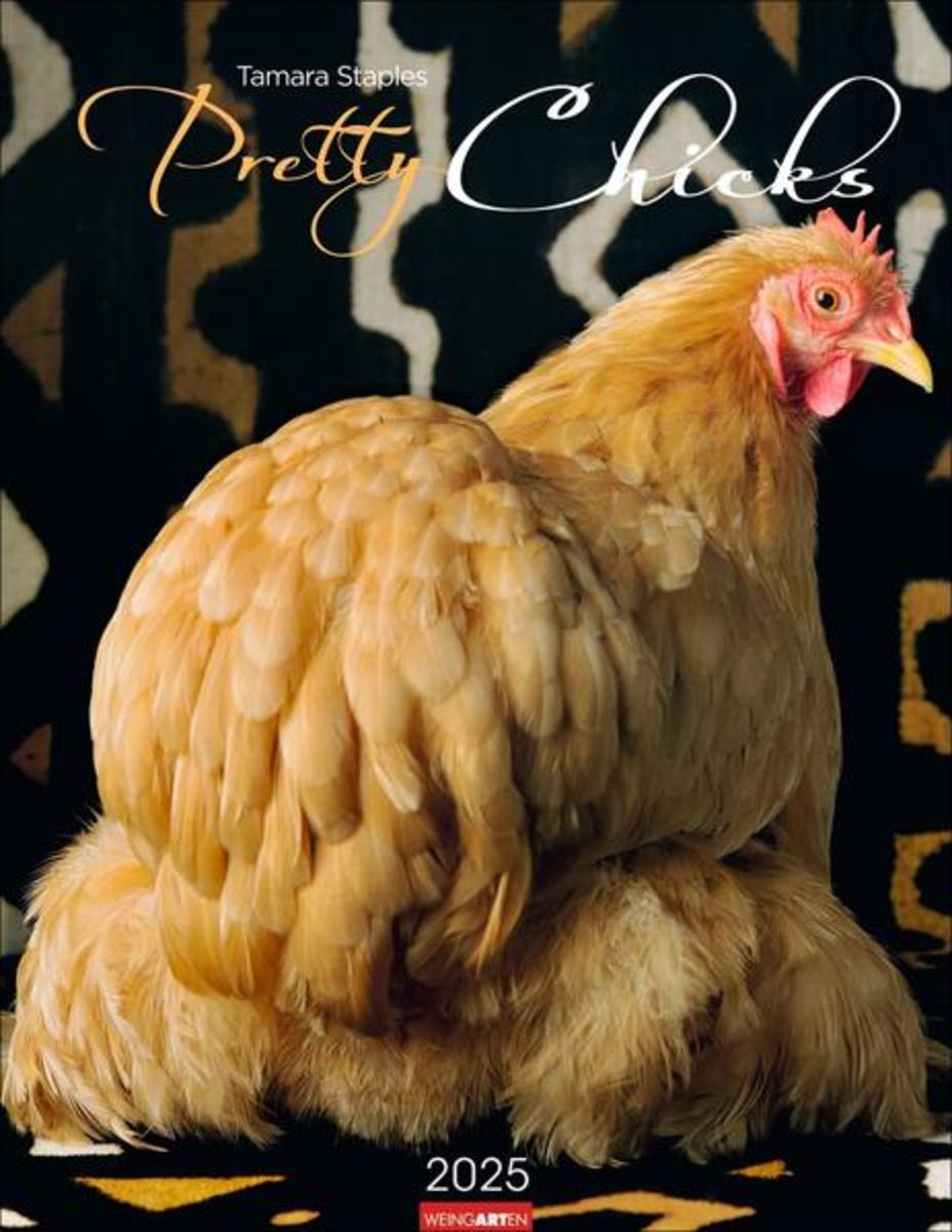 'Pretty Chicks Kalender 2025' 'Wandkalender'