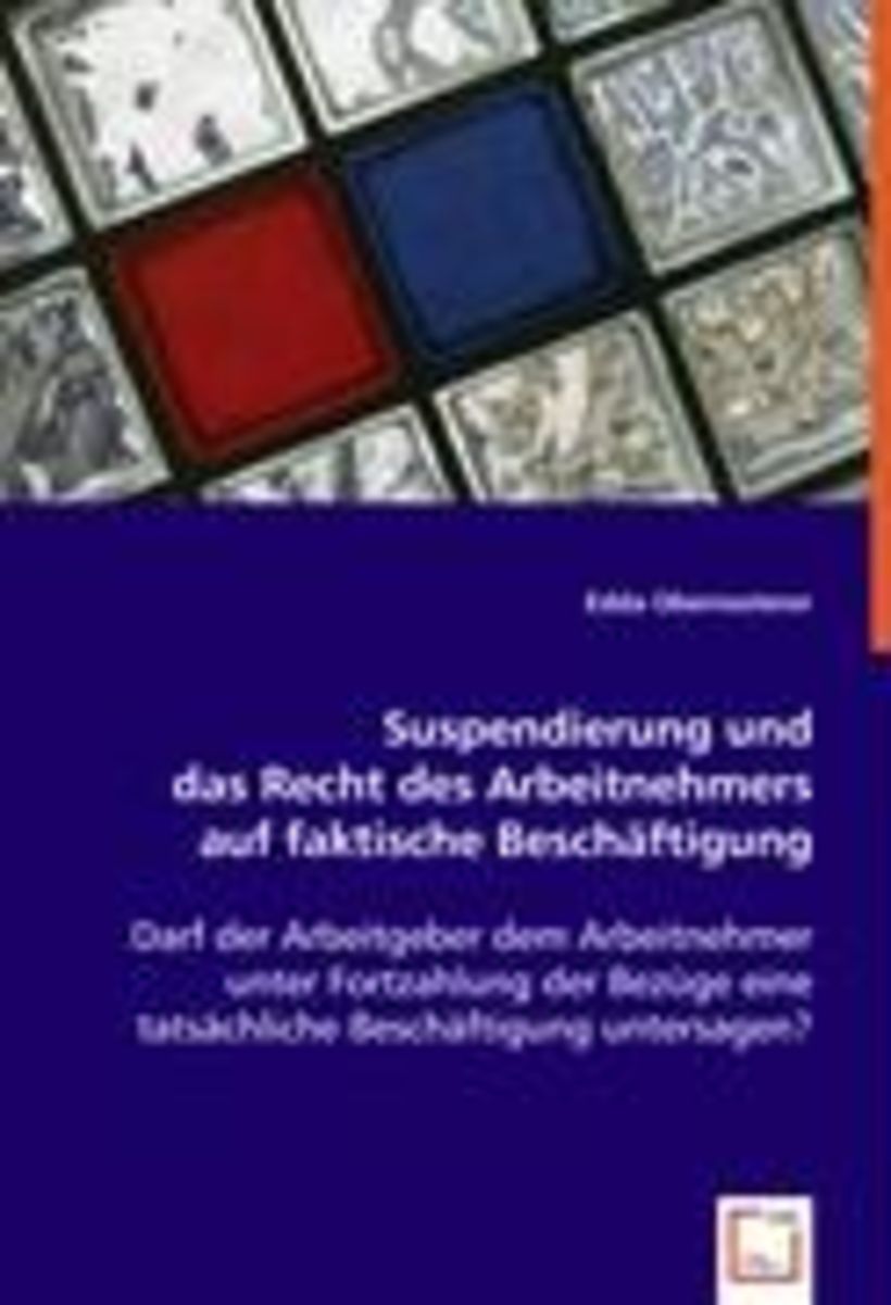 'Obernosterer, E: Suspendierung und das Recht des Arbeitnehme' von ...