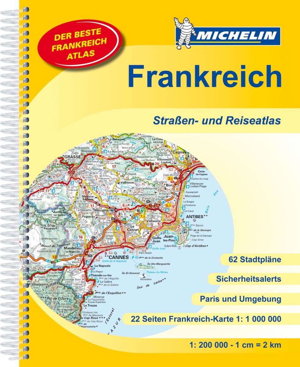 Michelin Frankreich Straßen Und Reiseatlas 1 200 000 Von Buch 978 2 06 714289 3 0752