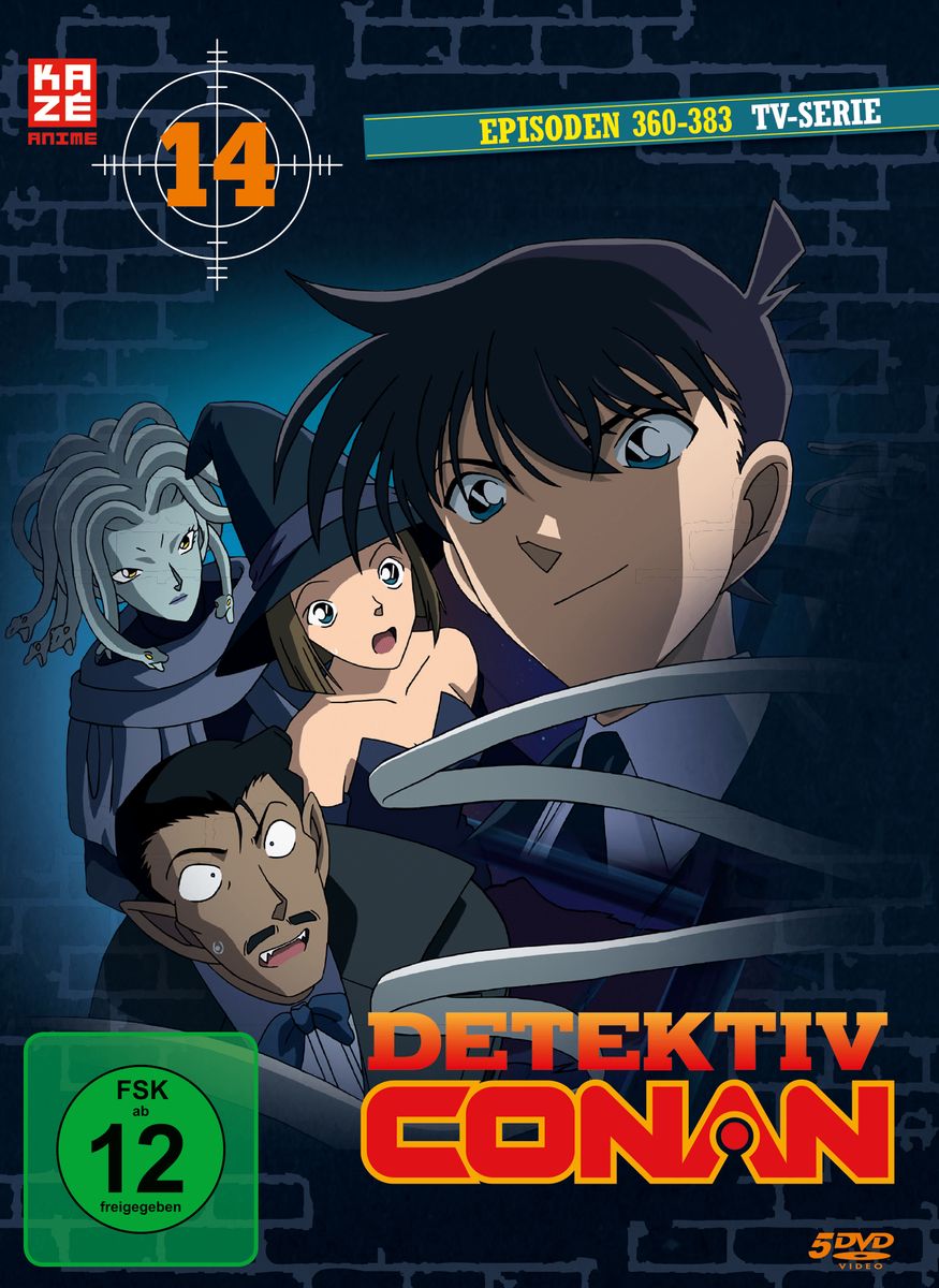【中古】「非常に良い」Detektiv Conan - TV-Serie - Box 13 (5 DVDs): Deutsch detektiv-conan-tv-serie-dvd-