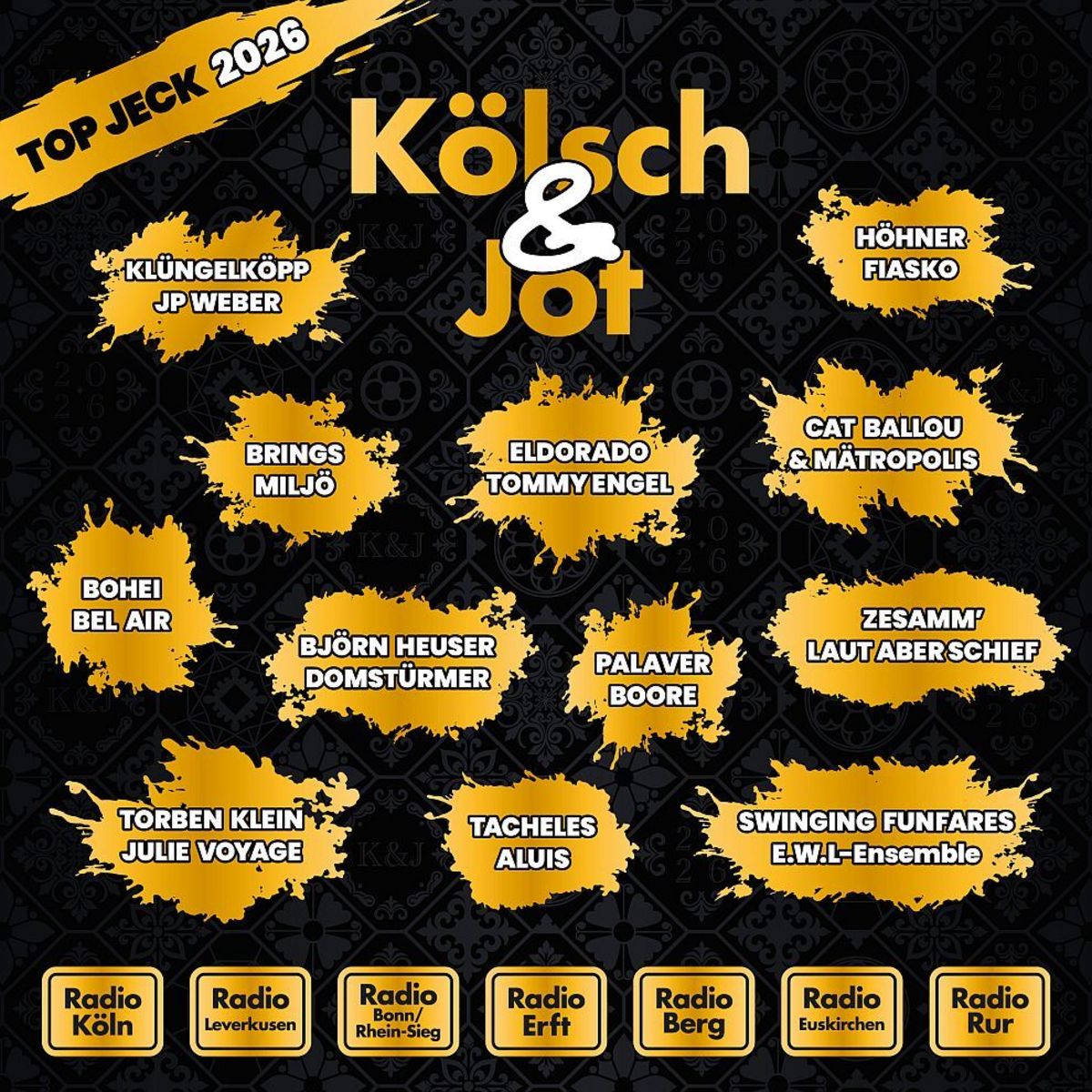 Koelsch & Jot - Top Jeck 2026 von Various (CD) kaufen