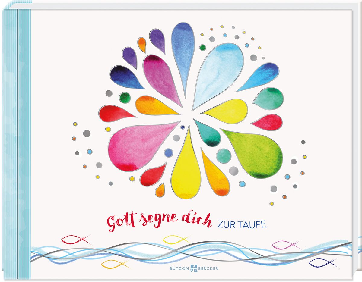Gott Segen Dekoration Set – Banner & Girlanden Für Taufe & Erstkommunion, Mit Goldenen Glitzer-Elementen