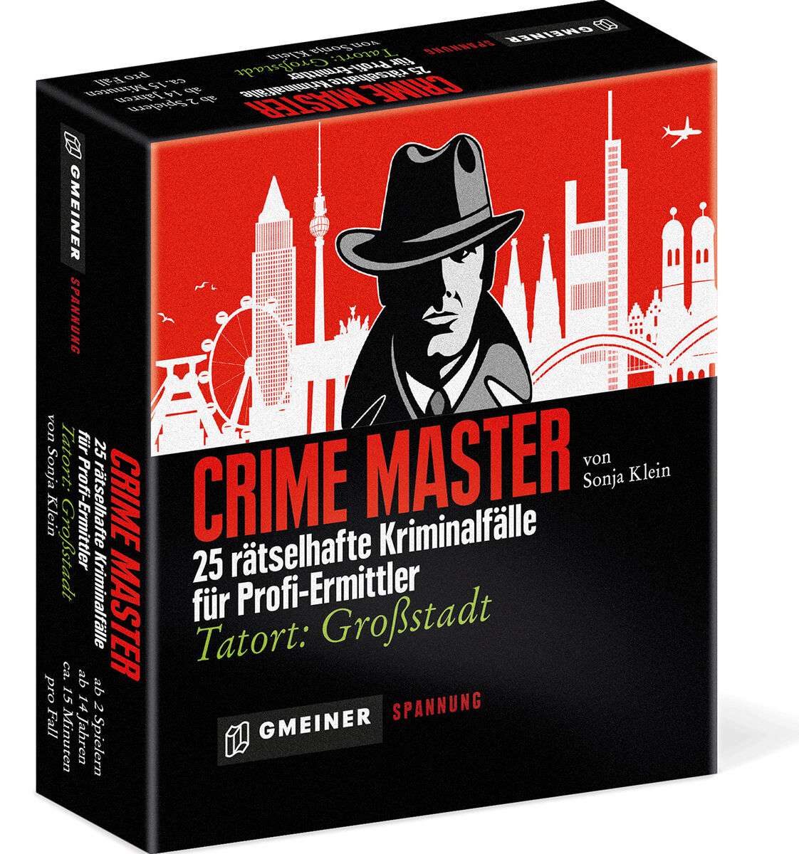 Gmeiner Crime Master 2 – Kriminalspiel Für Ermittler Ab 14 Jahren, 15-20 Minuten Spielzeit, Ab 2 Spielern