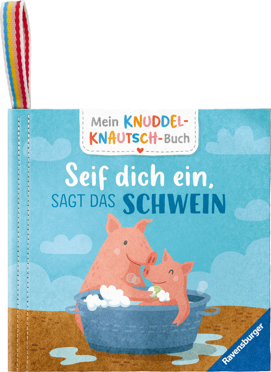 Stoffbuch Für Babys – Mit Knisternden Seiten & Kontrastfarben, Waschbar & Zahngerecht | Früherziehung Ab 0 Monaten