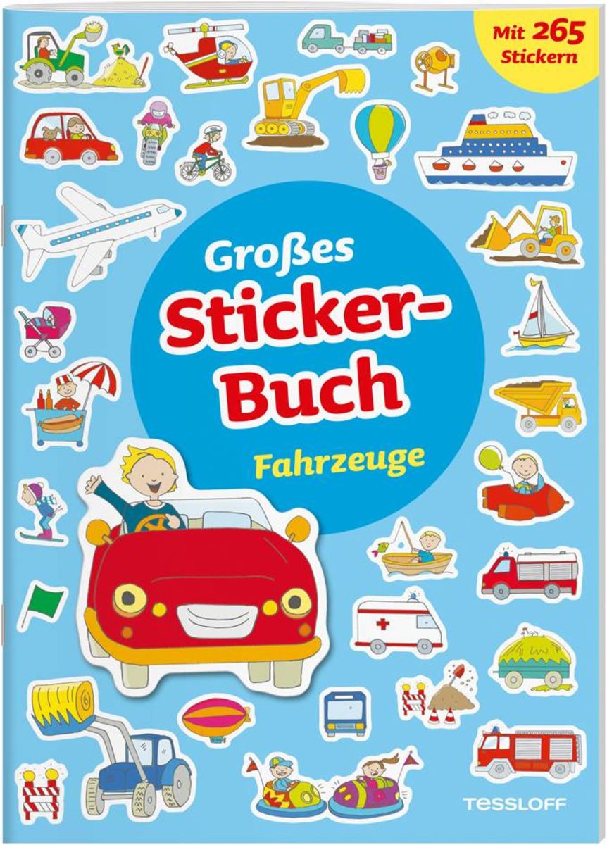 Großes Sticker-Buch Fahrzeuge' von 'Elisabeth Kiefmann' - Buch -  '978-3-7886-3977-8