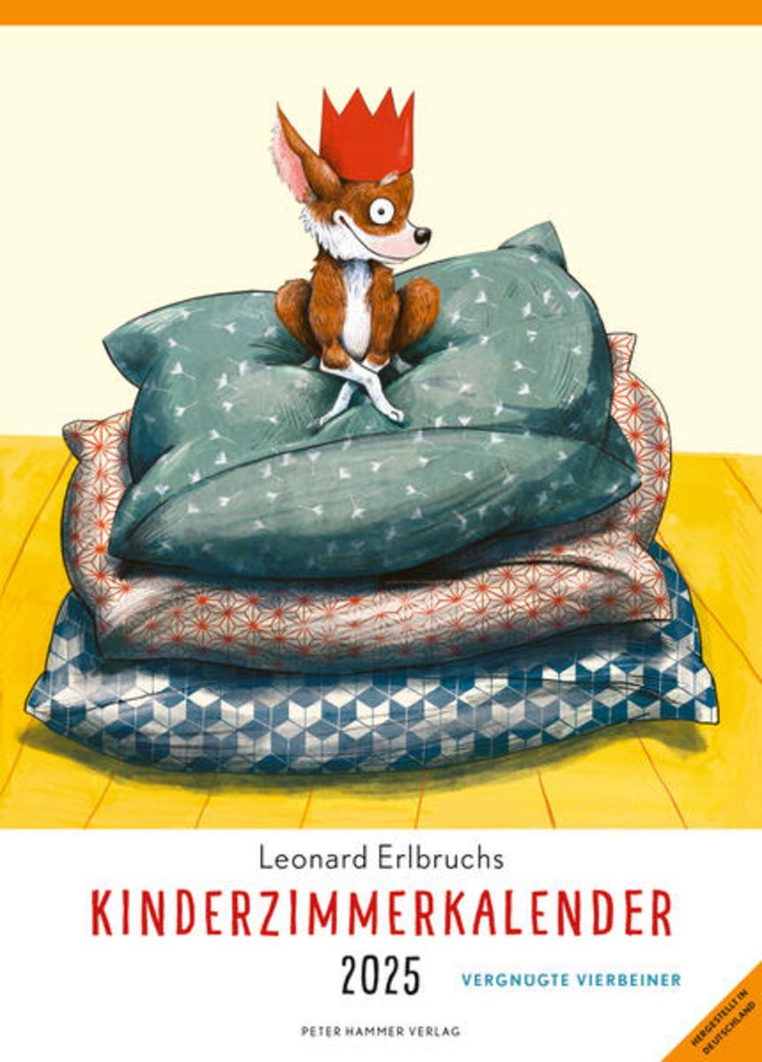 Leonard Erlbruchs Kinderzimmerkalender 2025 Wandkalender Thalia