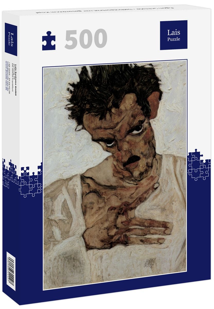 Stampa Barche nel porto di Trieste di Egon Schiele