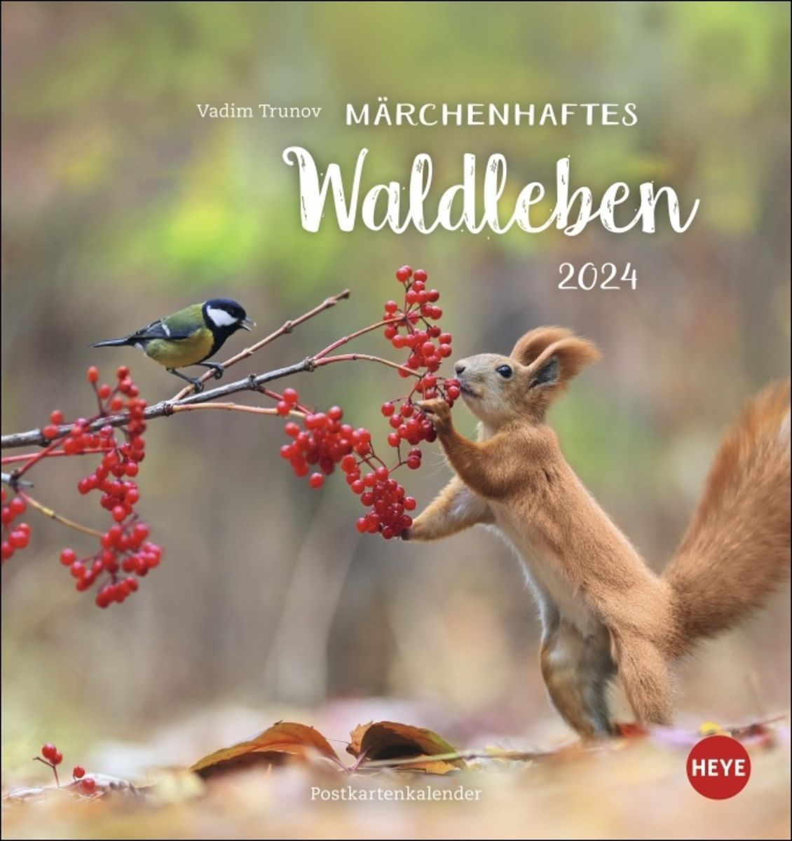 'Vadim Trunov Märchenhaftes Waldleben Postkartenkalender 2024' 'Athesia'