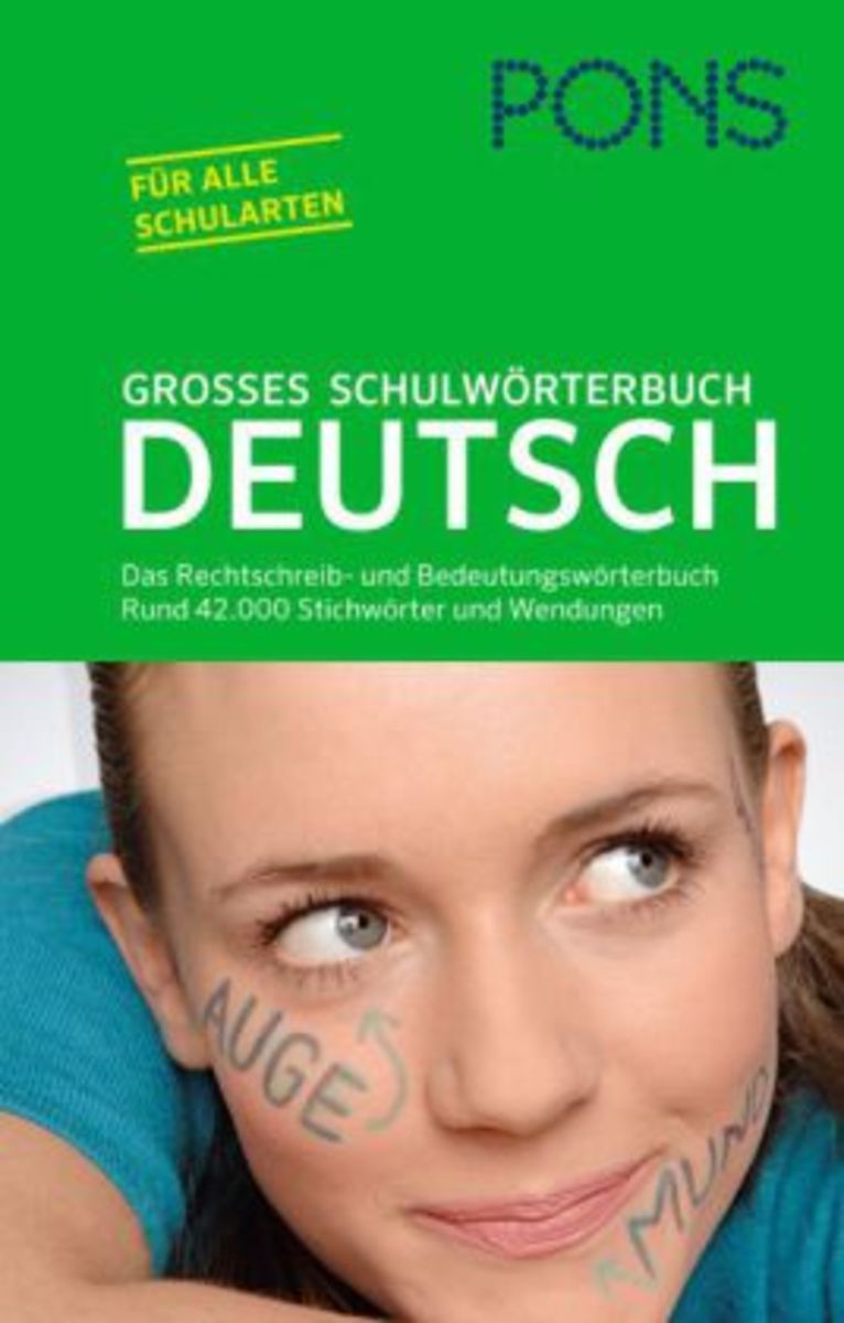 'PONS Großes Schulwörterbuch Deutsch' - 'Deutsch' Schulbuch - '978-3-12 ...