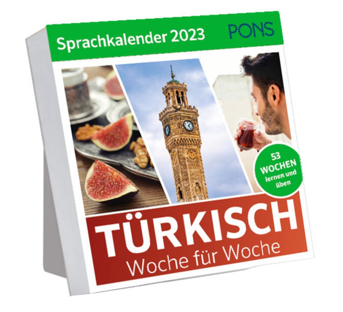 PONS Sprachkalender Türkisch 2023 - Postkartenkalender  Thalia