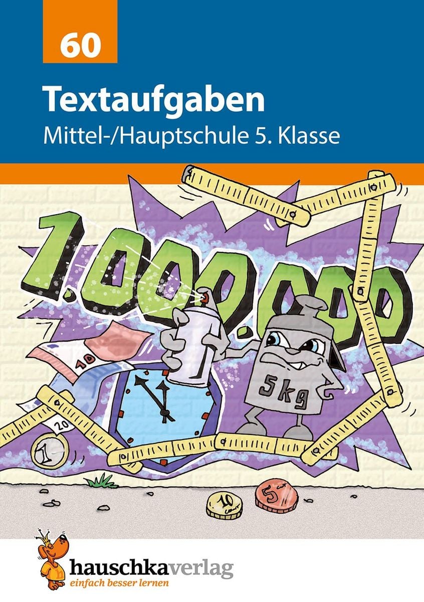 'Textaufgaben Mittel-/Hauptschule 5. Klasse, A5-Heft' - '5. Klasse