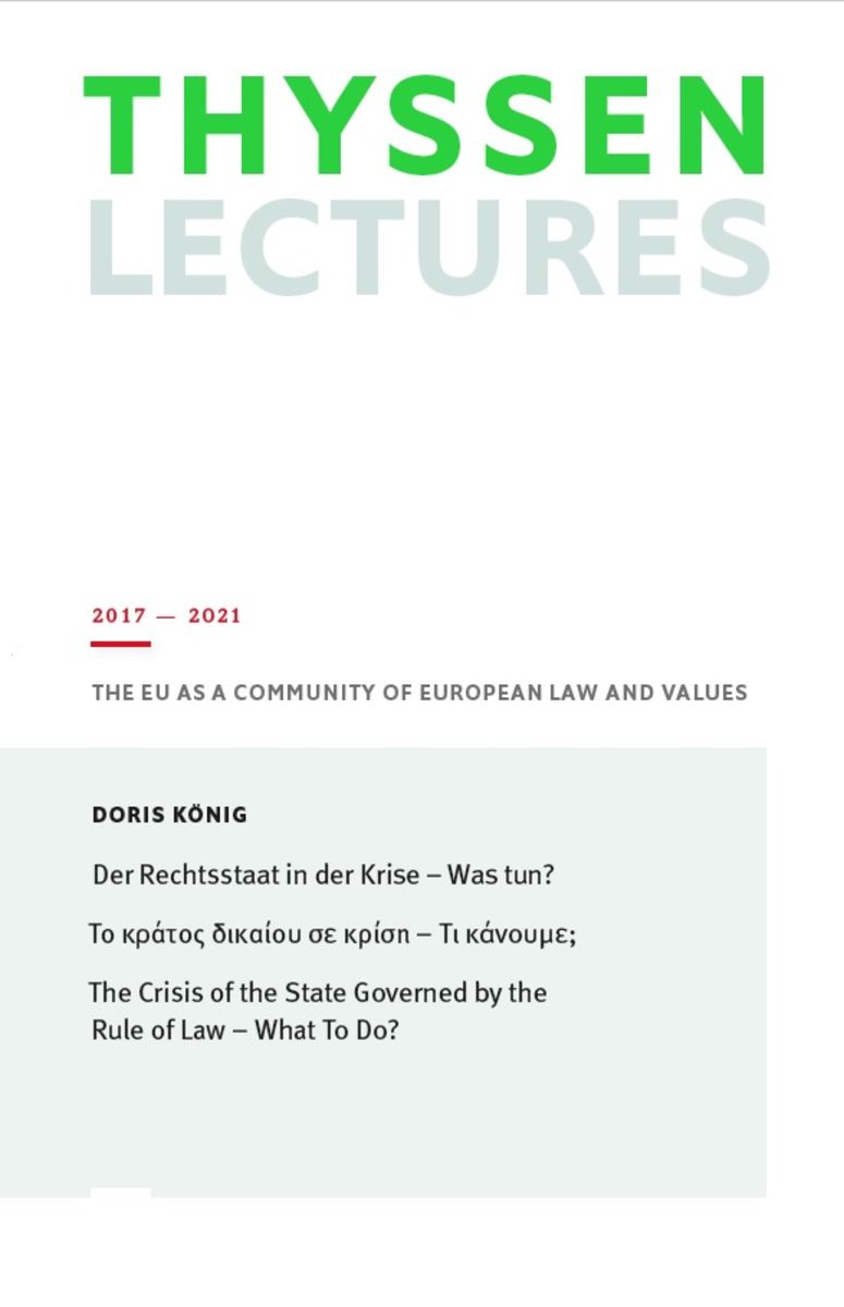 'Der Rechtsstaat in der Krise - Was tun?' von 'Doris König' - Buch ...