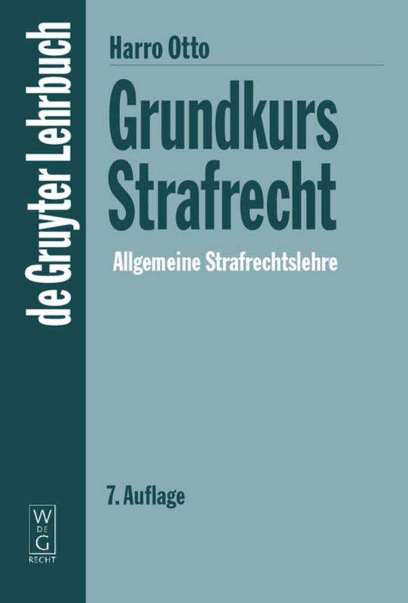 "Grundkurs Strafrecht - Allgemeine Strafrechtslehre" Online Kaufen