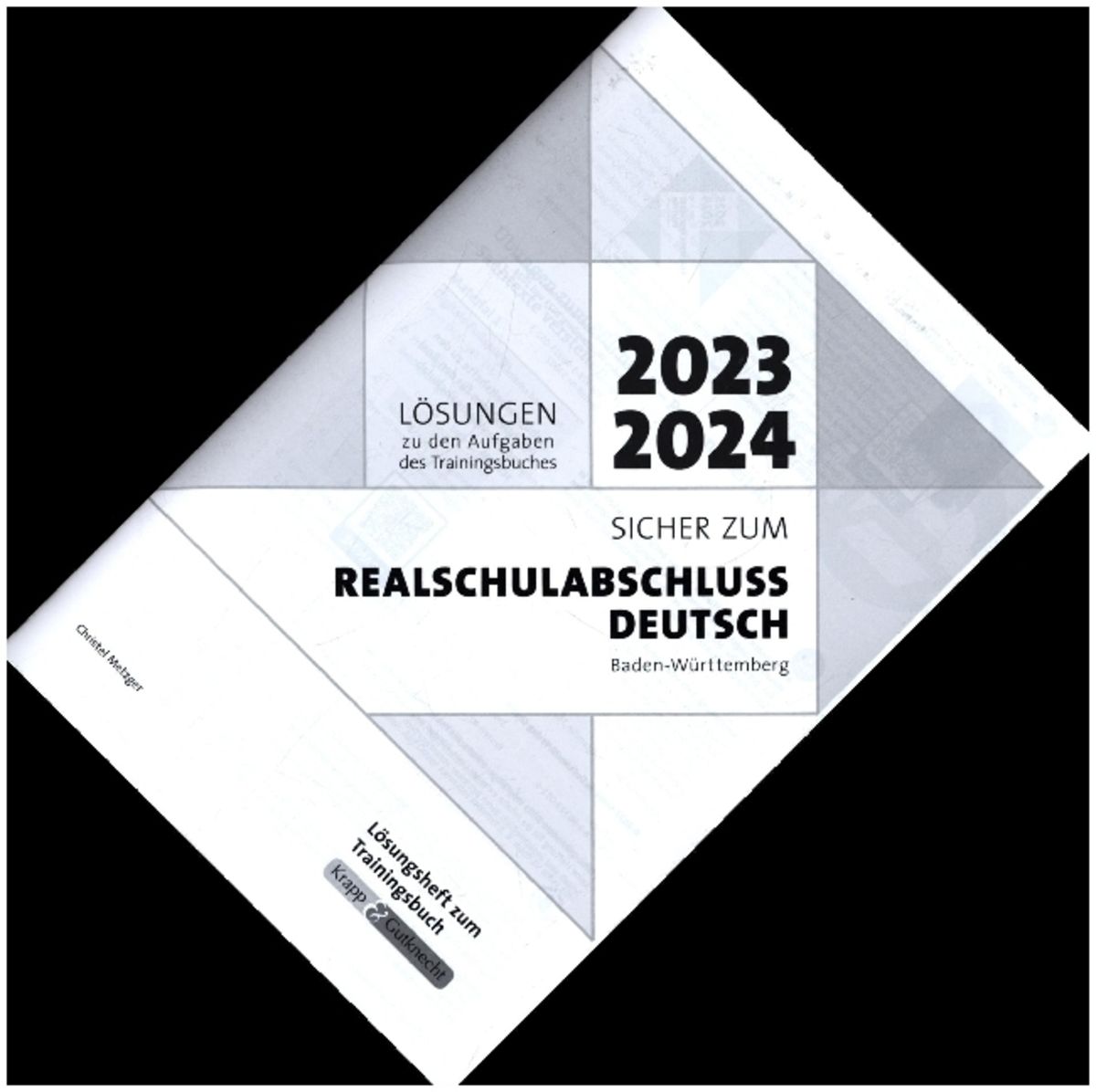  Sicher zum Realschulabschluss Deutsch Baden-Württemberg 2023 und 2024 Bildidee 